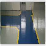 Piso Epóxi Industrial Espatulado Imagem